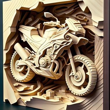 3D модель Suzuki DR Z 400 S (STL)